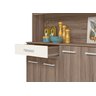 Kit Cozinha Magazin 120 7 Portas Carvalho Nature/Off White Cristal - Nicioli - 5