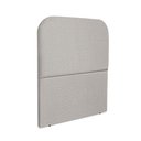 Ver imagem 4 de Cabeceira Estofada Solteiro Alana 90cm Linho Cinza