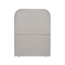 Ver imagem 1 de Cabeceira Estofada Solteiro Alana 90cm Linho Cinza