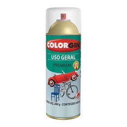Spray Verniz Bril 350ml P/ Metalico Colorgin 57051 - 1