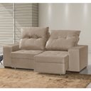 Ver imagem 1 de Sofá Retrátil E Reclinável 3 Lugares 200Cm Com Baú Malaquita