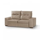 Ver imagem 5 de Sofá Retrátil E Reclinável 3 Lugares 200Cm Com Baú Malaquita