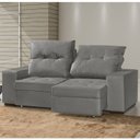 Ver imagem 1 de Sofá Retrátil E Reclinável 3 Lugares 200Cm Com Baú Malaquita