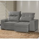 Ver imagem 7 de Sofá Retrátil E Reclinável 3 Lugares 200Cm Com Baú Malaquita 