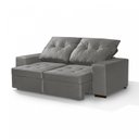 Ver imagem 6 de Sofá Retrátil E Reclinável 3 Lugares 200Cm Com Baú Malaquita