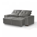 Ver imagem 6 de Sofá Retrátil E Reclinável 3 Lugares 200Cm Com Baú Malaquita 