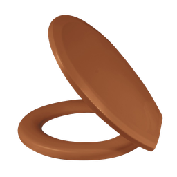 Tampa de Assento Vaso Sanitário Comfort Envolvente Metasul Caramelo - 1