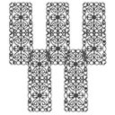 Ver imagem 1 de Kit 5 Grades de Ferro Ramada Sacada Varanda Escada 95x36cm