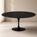 Ver imagem 1 de Mesa de Jantar Saarinen Oval 110x70cm - Mármore São Gabriel