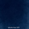 Puff Recamier Valentin Veludo Azul - 12