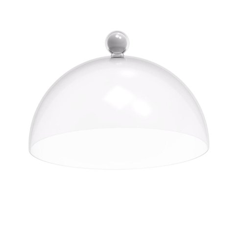 Cúpula Crippa Bubble 25 Cm de Diâmetro Branca