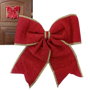 Laço de Natal Grande Natalino Enfeite Decoraçao Arvore Janela Porta Guirlanda Evento Festa Ornamenta