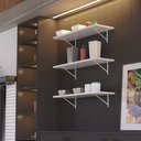 Ver imagem 6 de Kit com 3 prateleiras resistentes e estilosas para sua casa