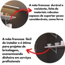 Ver imagem 4 de Kit com 3 prateleiras resistentes e estilosas para sua casa