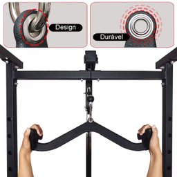 Puxador Anatomico Emborrachado 5 Uni Academia Musculaçao Costas Braço Musculo Remada Treino Biceps T - 11