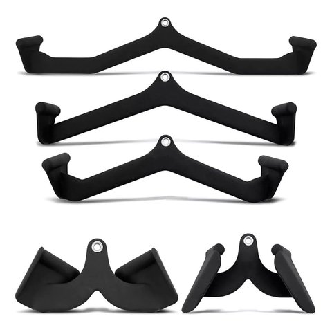 Puxador Anatomico Emborrachado 5 Uni Academia Musculaçao Costas Braço Musculo Remada Treino Biceps T