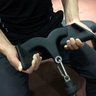 Puxador Anatomico Emborrachado 5 Uni Academia Musculaçao Costas Braço Musculo Remada Treino Biceps T - 7