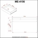 Ver imagem 7 de Escrivaninha Mesa Escritório Industrial com Gaveteiro 3 Gavetas
