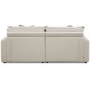 Ver imagem 7 de Sofá Cama Retrátil 3 Lugares para Sala de Estar 210cm Asher T03 Veludo Bege - Lyam Decor