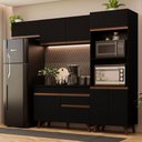 Ver imagem 1 de Cozinha Completa Madesa Reims 260008 com Armário e Balcão - Preto