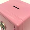 Mini Cofre Mecânico Segredo Chaves Dinheiro Joias Rosa - 2