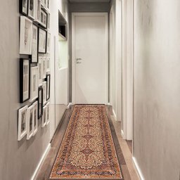 Passadeira Tapete Sala/Quarto Decorativo Carpet Classic Casa Meva Antiderrapante 240x66 cm - 1