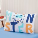 Ver imagem 4 de Jogo de Cama Kids Solteiro Infantil Malha 88x188x25cm Monster