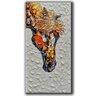 Quadro Pintura Tela horse hotel textured clear decor 5158: 180cm (A) x 90cm (L) - 2