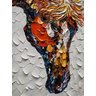 Quadro Pintura Tela horse hotel textured clear decor 5158: 180cm (A) x 90cm (L) - 3