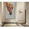 Quadro Pintura Tela horse hotel textured clear decor 5158: 180cm (A) x 90cm (L) - 1