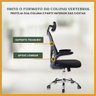 Cadeira de Escritório Ergonômica Giratória B100 com Estofado mesh luvinco com Ajuste Lombar - 9