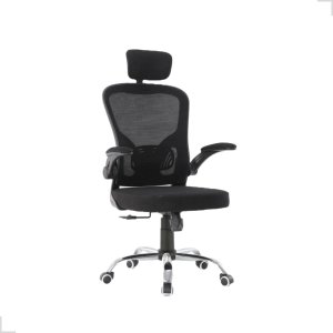Cadeira de Escritório Ergonômica Giratória B100 com Estofado mesh luvinco com Ajuste Lombar