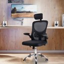 Ver imagem 3 de Cadeira de Escritório Ergonômica Giratória B100 com Estofado mesh luvinco com Ajuste Lombar