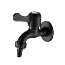 Ver imagem 1 de Torneira para Tanque Jardim Maquina Uso Geral Preto Fosco Black Matte com Bico Para Mangueira Metal 