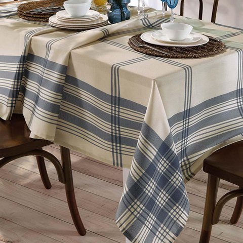 Toalha de Mesa Retangular 160x270cm Renova Luna D - Dohler Estamparia digital