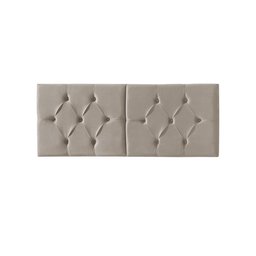 Painel Cama Dobrável Box Mustang Completo 140/160/195cm X 60cm Suede Bege - 4