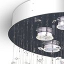 Ver imagem 3 de Plafon Bivolt 43x36cm Napoli Cristal Bronzearte