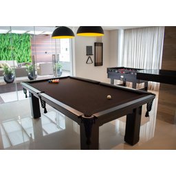 Mesa de Sinuca - 2,20x1,20 - Preto - 2