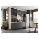 Ver imagem 4 de Cozinha Modulada Firenze Fi0006 Avena Grafito - Demóbile