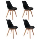 Ver imagem 1 de Conjunto com 4 Cadeiras para Sala de Jantar Saarinen Pp