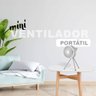 Mini Ventilador Led Portátil Usb Recarregável Branco Luatek - 2