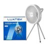 Mini Ventilador Led Portátil Usb Recarregável Branco Luatek - 3