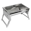 Ver imagem 1 de Churrasqueira Portátil Dobrável Aço Inox