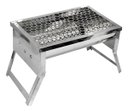 Ver imagem 1 de Churrasqueira Portátil Dobrável Aço Inox