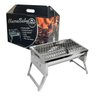 Churrasqueira Portátil Dobrável Aço Inox - 3