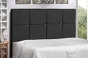 Ver imagem 1 de Cabeceira Casal King Size 195 Cm Civic Preto para Cama Box Estofada