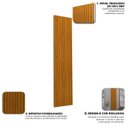 Ver imagem 7 de Revestimento de Parede em Barra 250cm x 46cm Supremo 100% MDF Marrom/Marrome Gelius Móveis