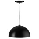 Ver imagem 1 de Pendente Meia Bola 40 Preto Sala Cozinha Churrasqueira
