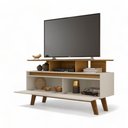 Ver imagem 3 de Rack com Gavetas Rubi 1,2 Cinamomo e Off White Bechara