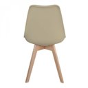 Ver imagem 5 de Conjunto com 4 Cadeiras para Sala de Jantar Saarinen PP Bege/Nude